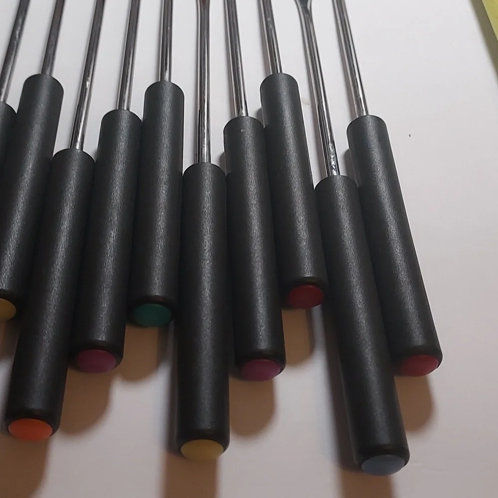 Vintage Fondue Forks Set Of 12 Mid Century Modern